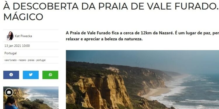 my article about VALE FURADO on SAPO VIAGENS