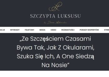 my words about HAPPINESS on www.szczyptaluksusu.pl
