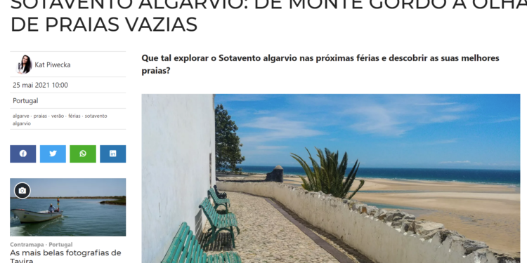 my article about EASTERN ALGARVE on SAPO VIAGENS