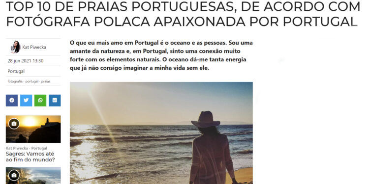 my article TOP 10 BEACHES IN PORTUGAL on SAPO