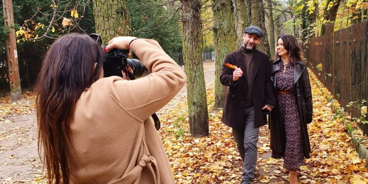BTS of the photoshoot Katarzyna Pakosińska & Irakli Basilashvili