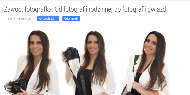 OH!ME o mojej książce “Od fotografki rodzinnej do fotografki gwiazd”
