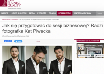 Magazyn LAW BUSINESS QUALITY – mój artykuł o sesjach biznesowych