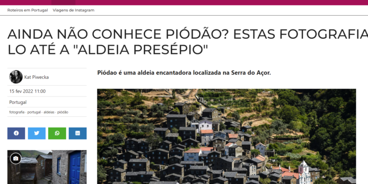 My article about PIODAO on SAPO.PT