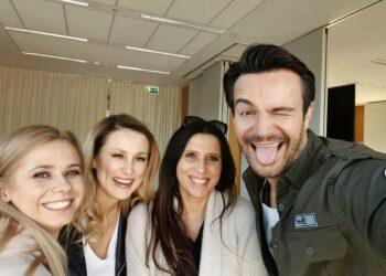 BTS of the photoshoot SYLWIA JUSZCZAK & MIKOŁAJ KRAWCZYK