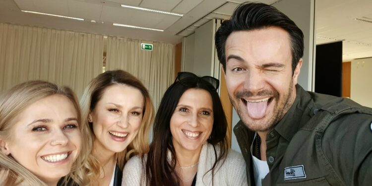 BTS of the photoshoot SYLWIA JUSZCZAK & MIKOŁAJ KRAWCZYK