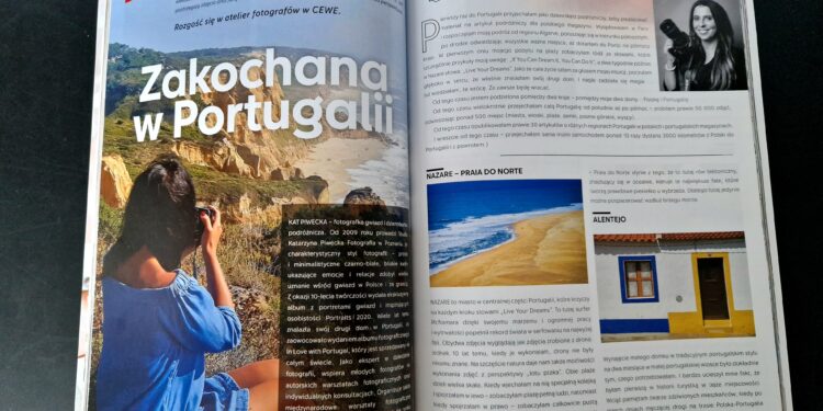 Wywiad ze mną o mojej Portugalii w świątecznym magazynie Cewe fotoinspiracje