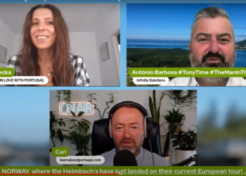 Talking about my love to Portugal as a guest of Carl Munson and Antonio Barbosa in the show Good Morning Portugal!