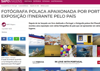 SAPO about my exhibition IN LOVE WITH PORTUGAL in PORTO and LISBON