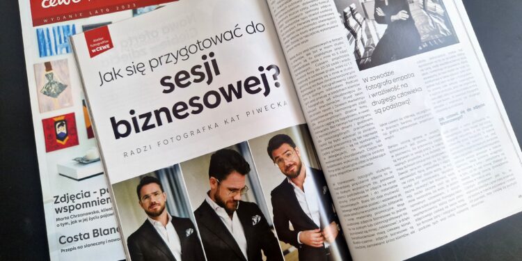 CEWE Fotoinspiracje – mój artykuł o sesjach biznesowych