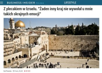 Business Insider Polska – Z plecakiem w Izraelu