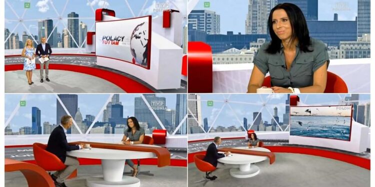 Jako gość Łukasz Grassa w programie “Polacy tu i tam” TVP POLONIA