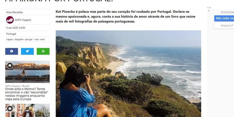 SAPO VIAGENS about my love to Portugal
