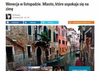 Business Insider Polska – Wenecja w listopadzie