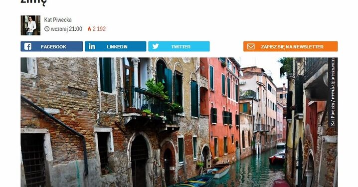 Business Insider Polska – Wenecja w listopadzie