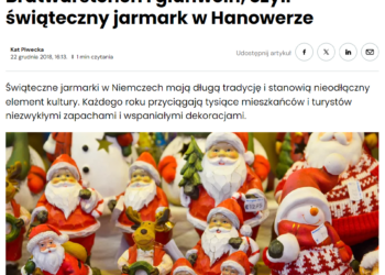 Business Insider Polska – jarmark świąteczny w Hanowerze