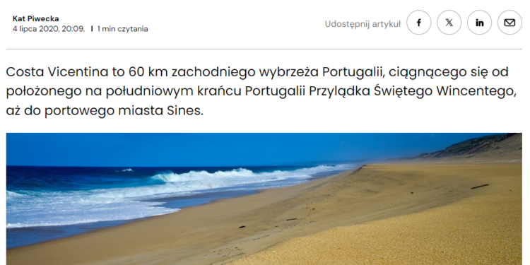 Business Insider Polska – Costa Vicentina