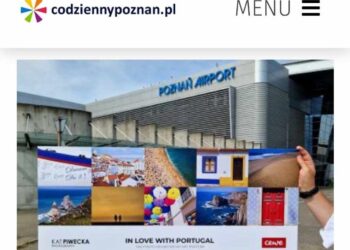 codziennypoznan.pl o mojej wystawie IN LOVE WITH PORTUGAL na lotnisku i nowym połączeniu lotniczym Poznań-Lizbona