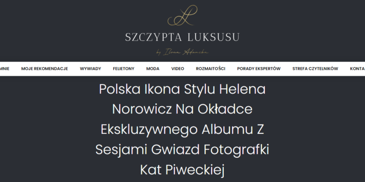 SZCZYPTA LUKSUSU o moim albumie z portretami gwiazd PORTRAITS 2020